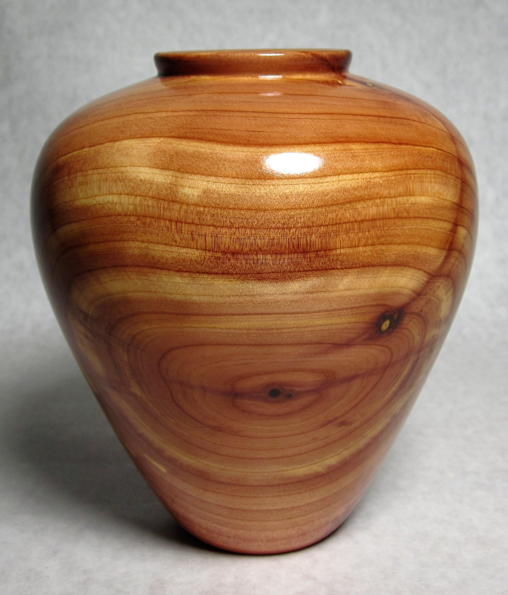 Cedar vase