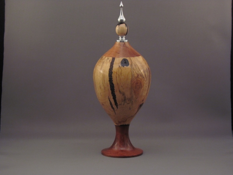Cherry and Pecan Hollow vessel