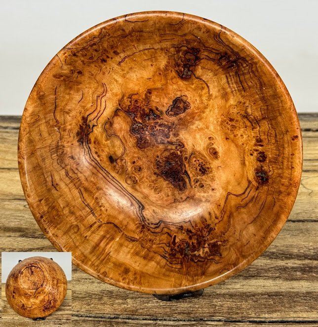 Cherry burl dish