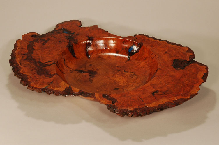 Cherry burl edge bowl