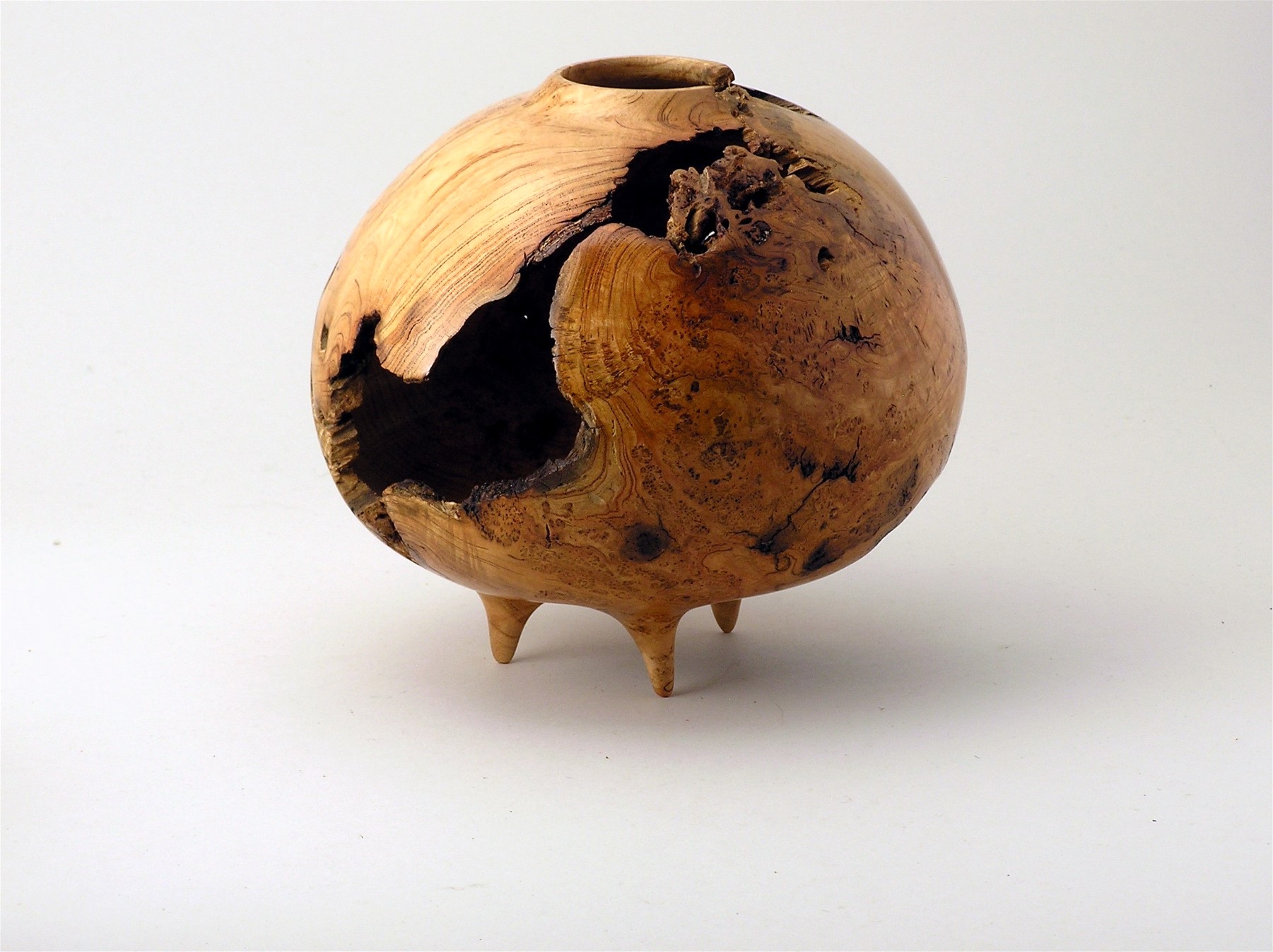 Cherry Burl Hollow Form