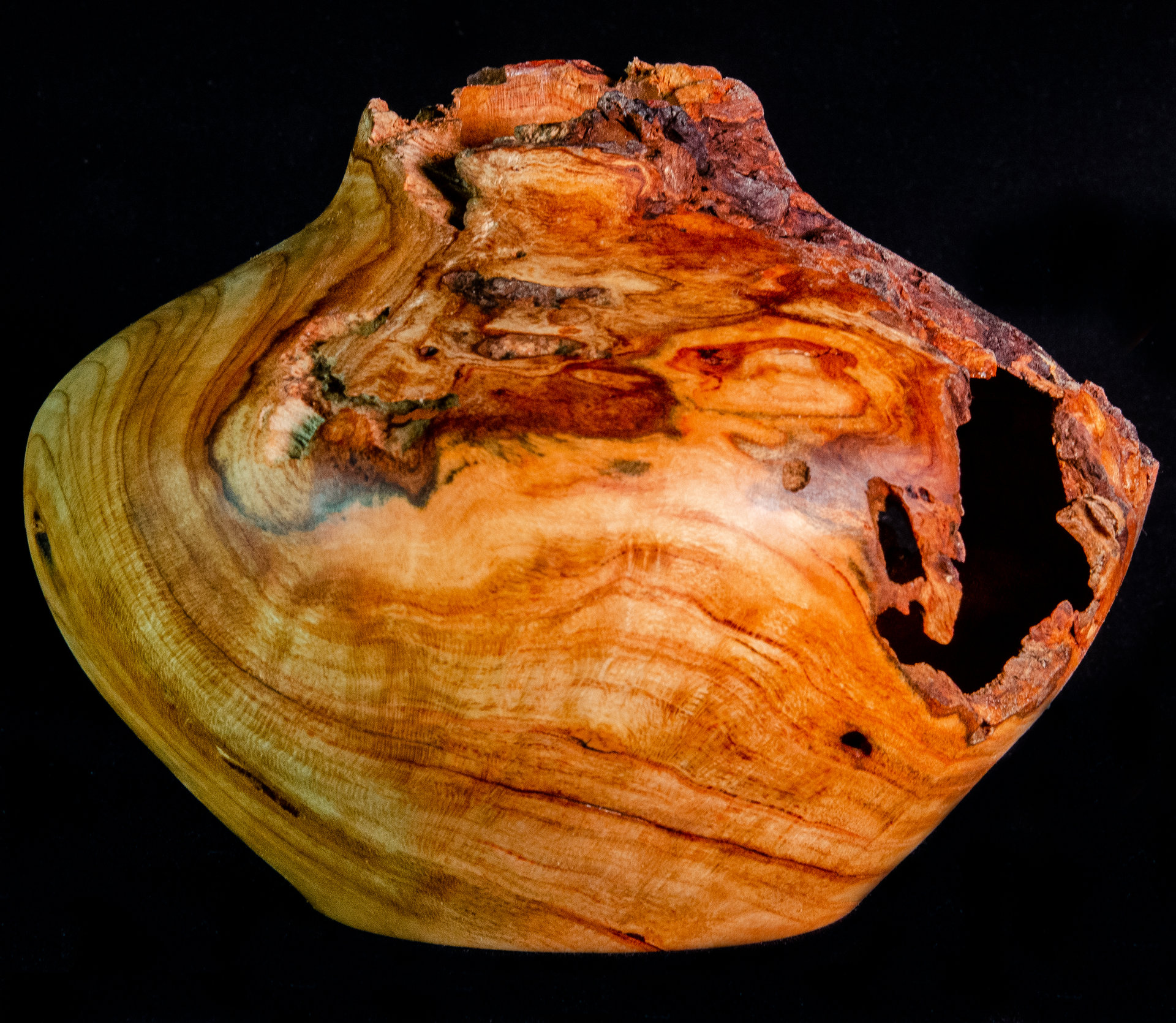 Cherry burl hollow form