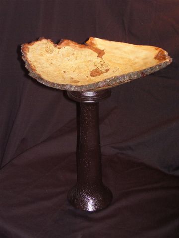 Cherry Burl on Pedestal