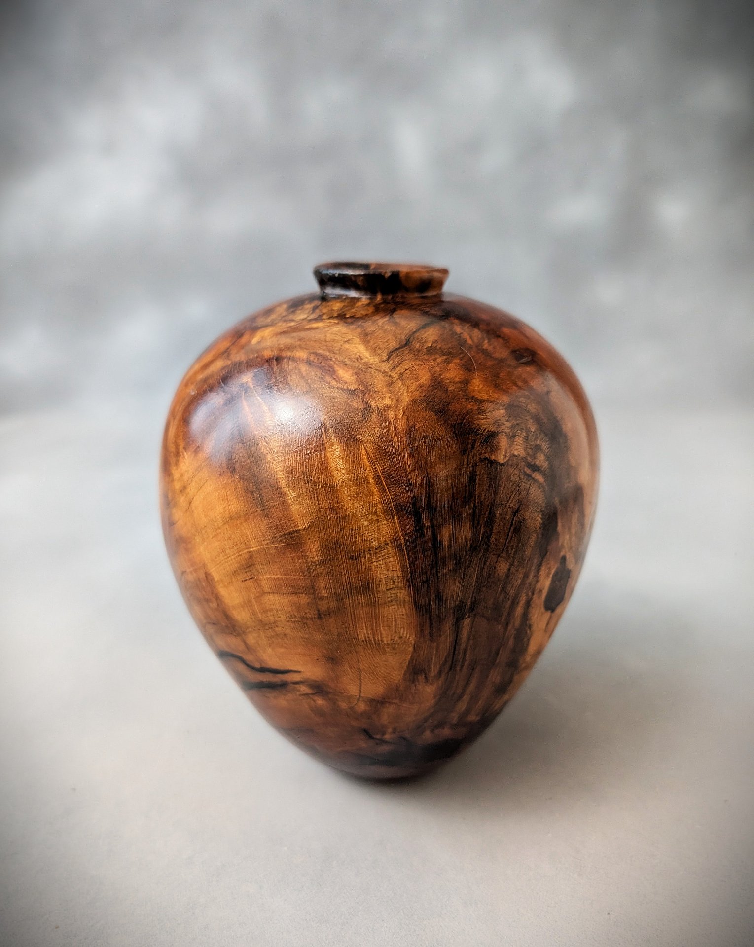 Cherry Burl Vase