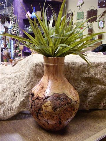 Cherry Burl Vase