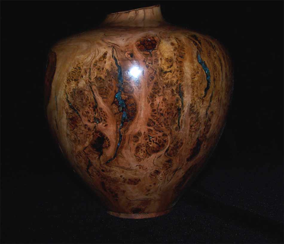 Cherry Burl Vase