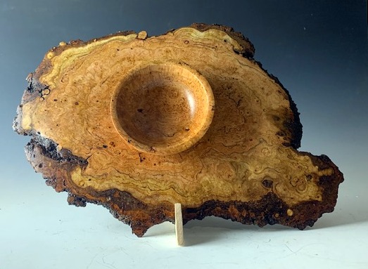 Cherry Burl Winged bowl