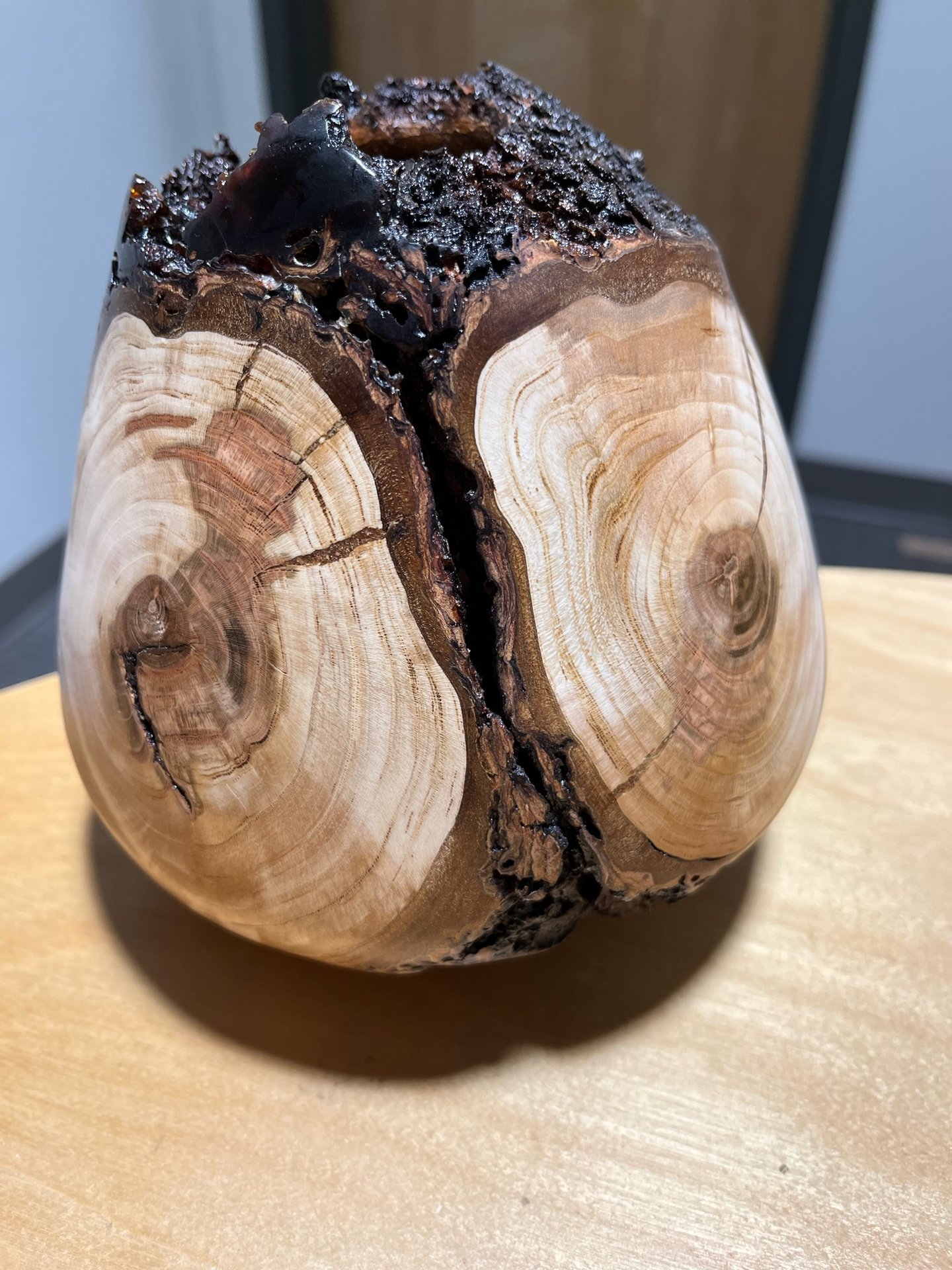 Cherry Crotch with some burl