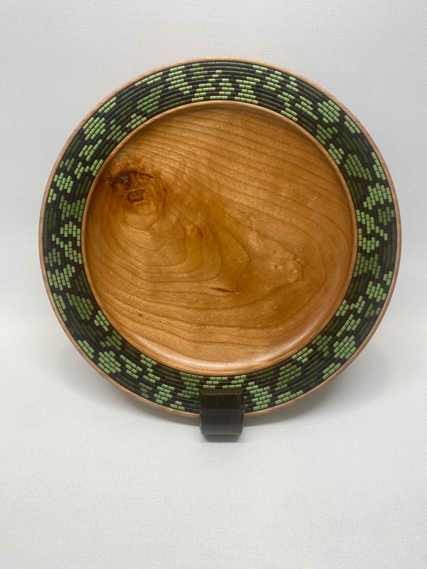 Cherry Green Illusion Platter