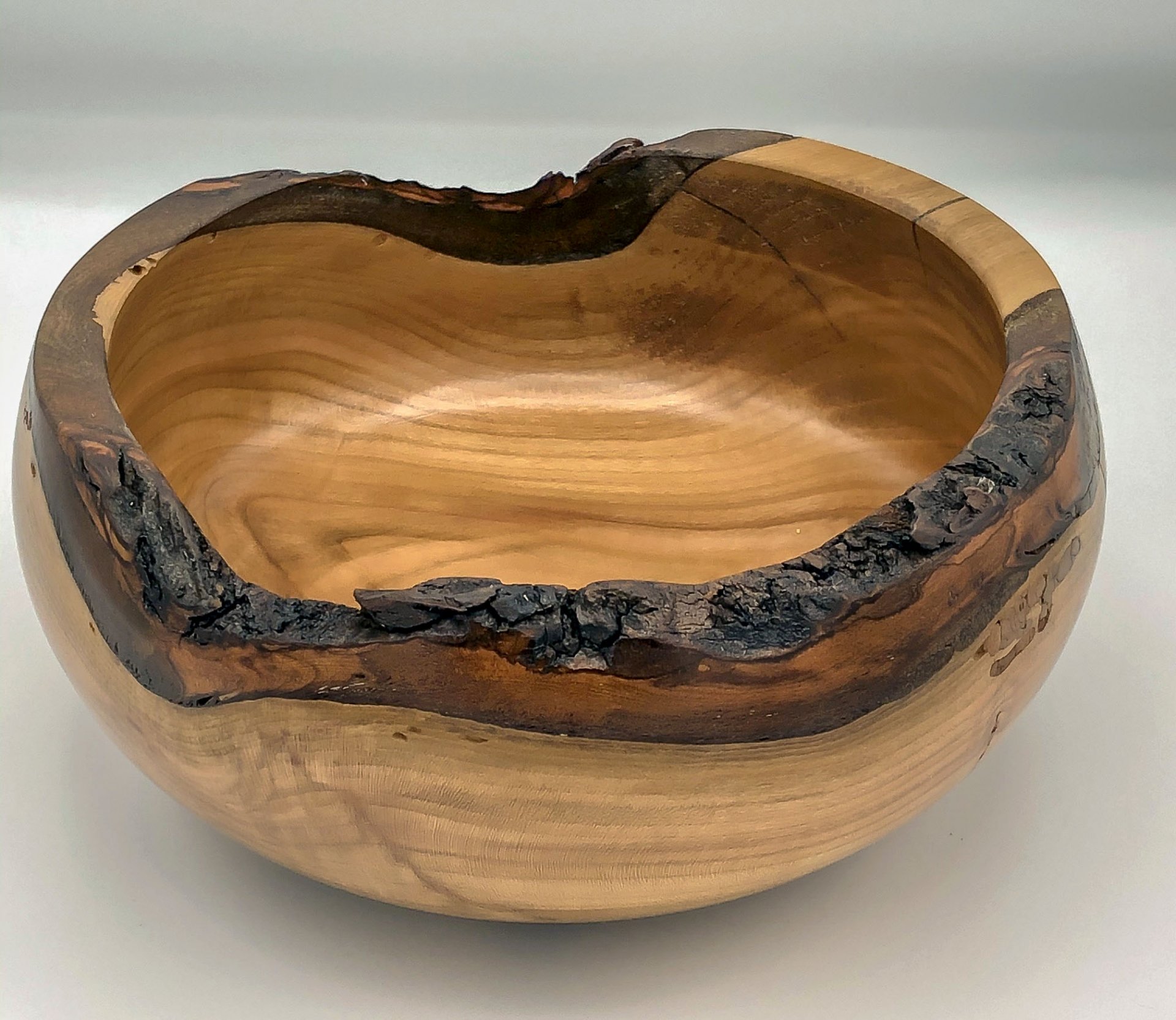 Cherry live edge bowl