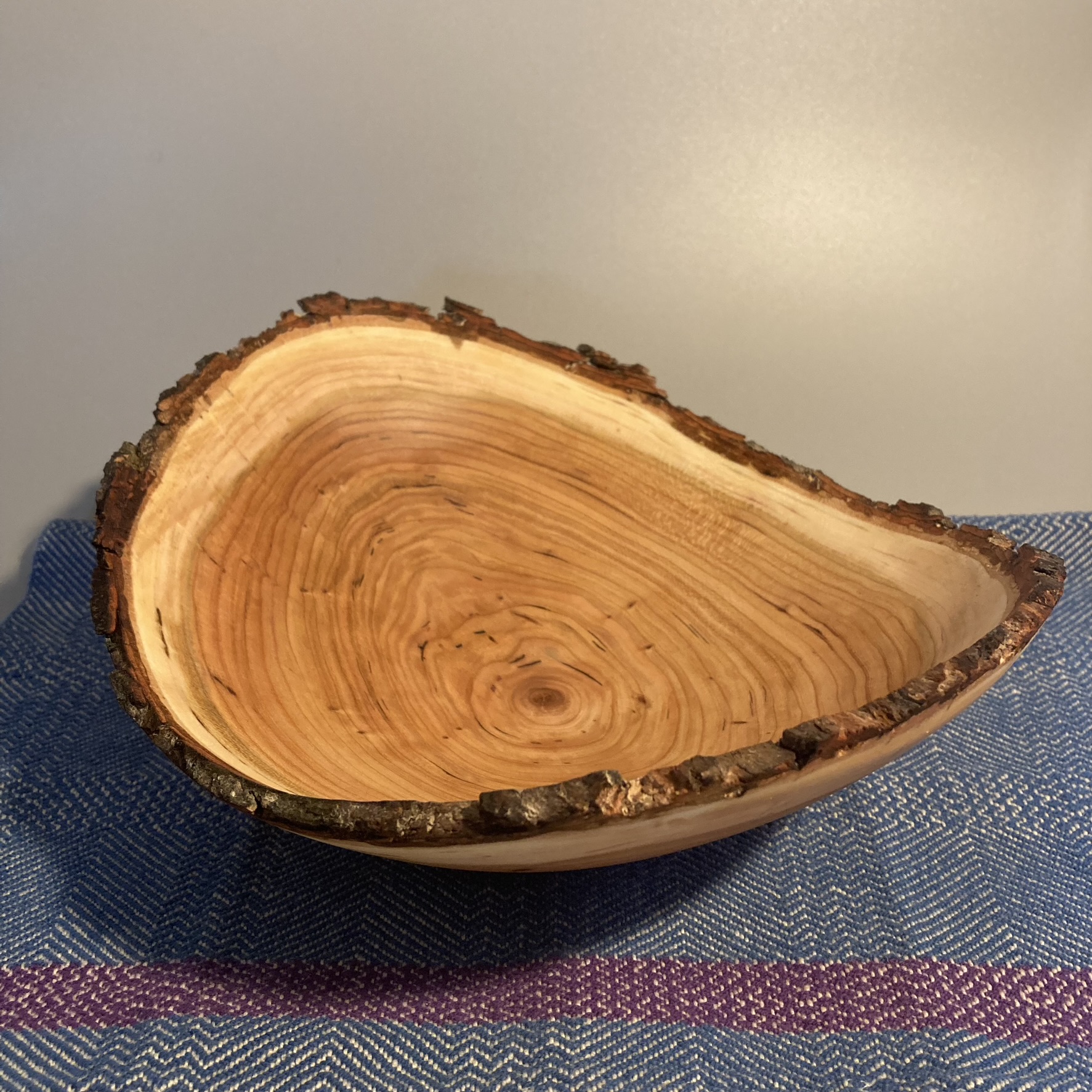 Cherry natural edge bowl