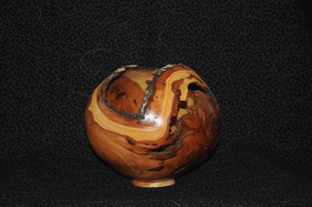 Cherry Natural Edge Hollow Form