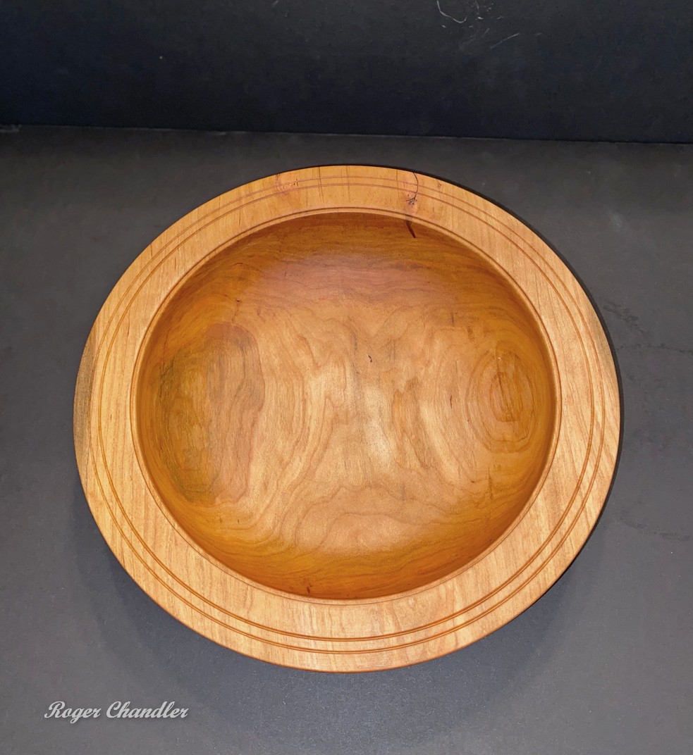 Cherry Ogee Bowl - top view