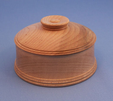 Cherry Raffan Style Lidded Bowl 1st Attempt