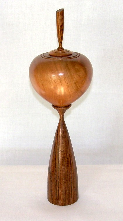 Cherry Vessel on a Pedestal