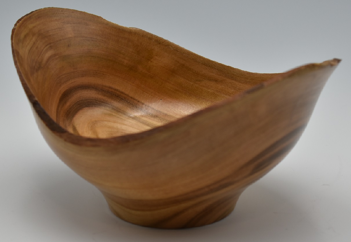 Cherry Wood Live Edge Bowl