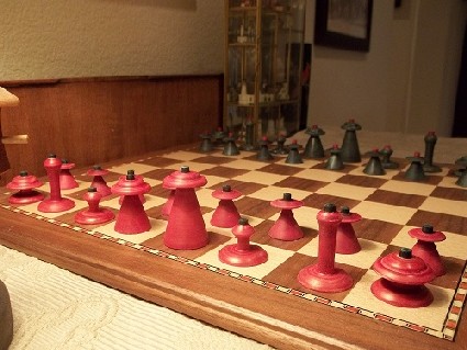 Chess set in 19th-century Persian style