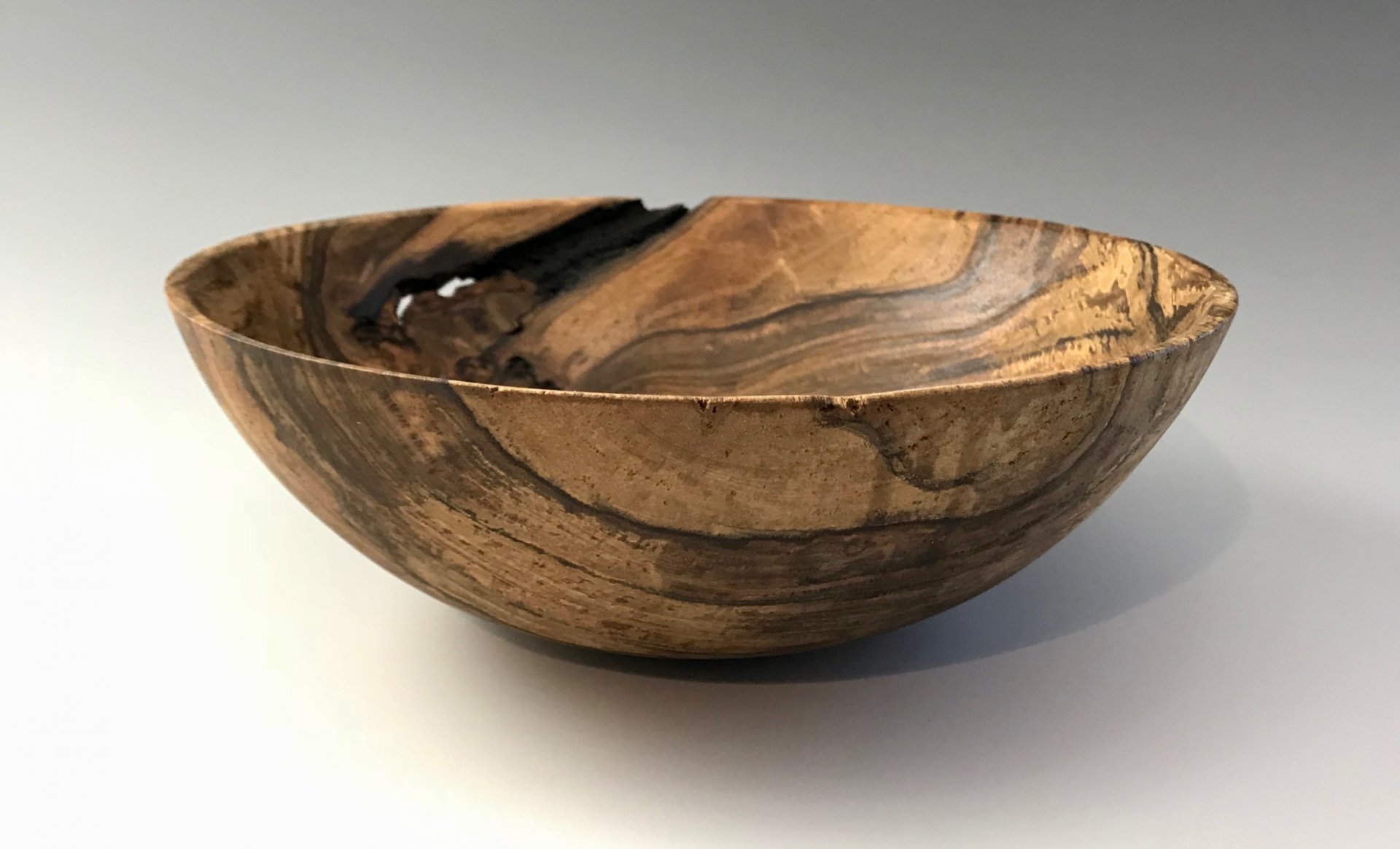 Chocolate heart spalted Maui Mango