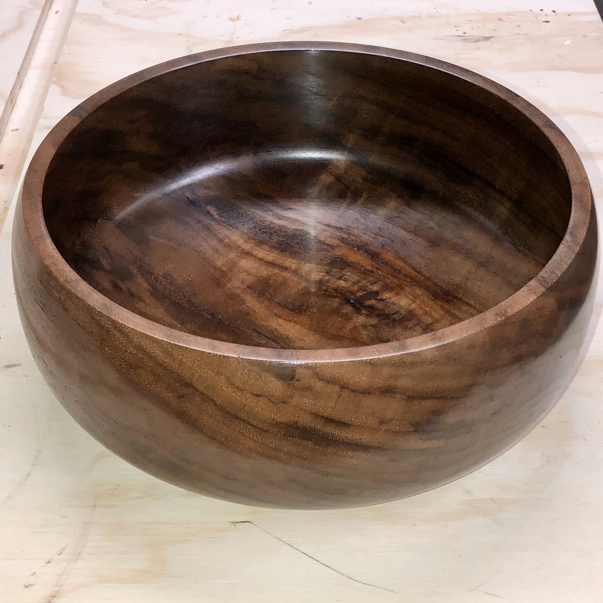 Claro walnut bowl