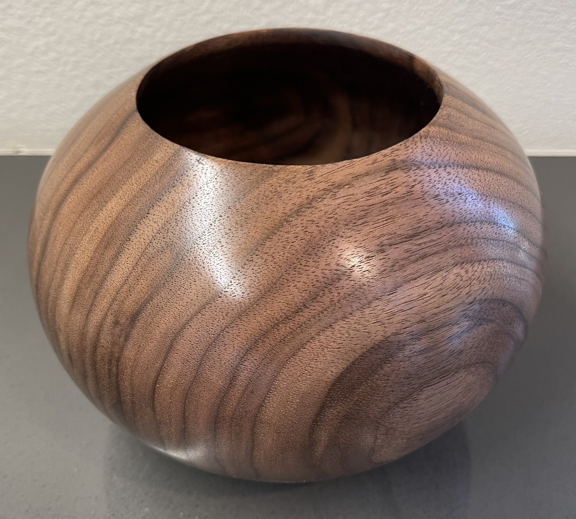 Claro walnut bowl