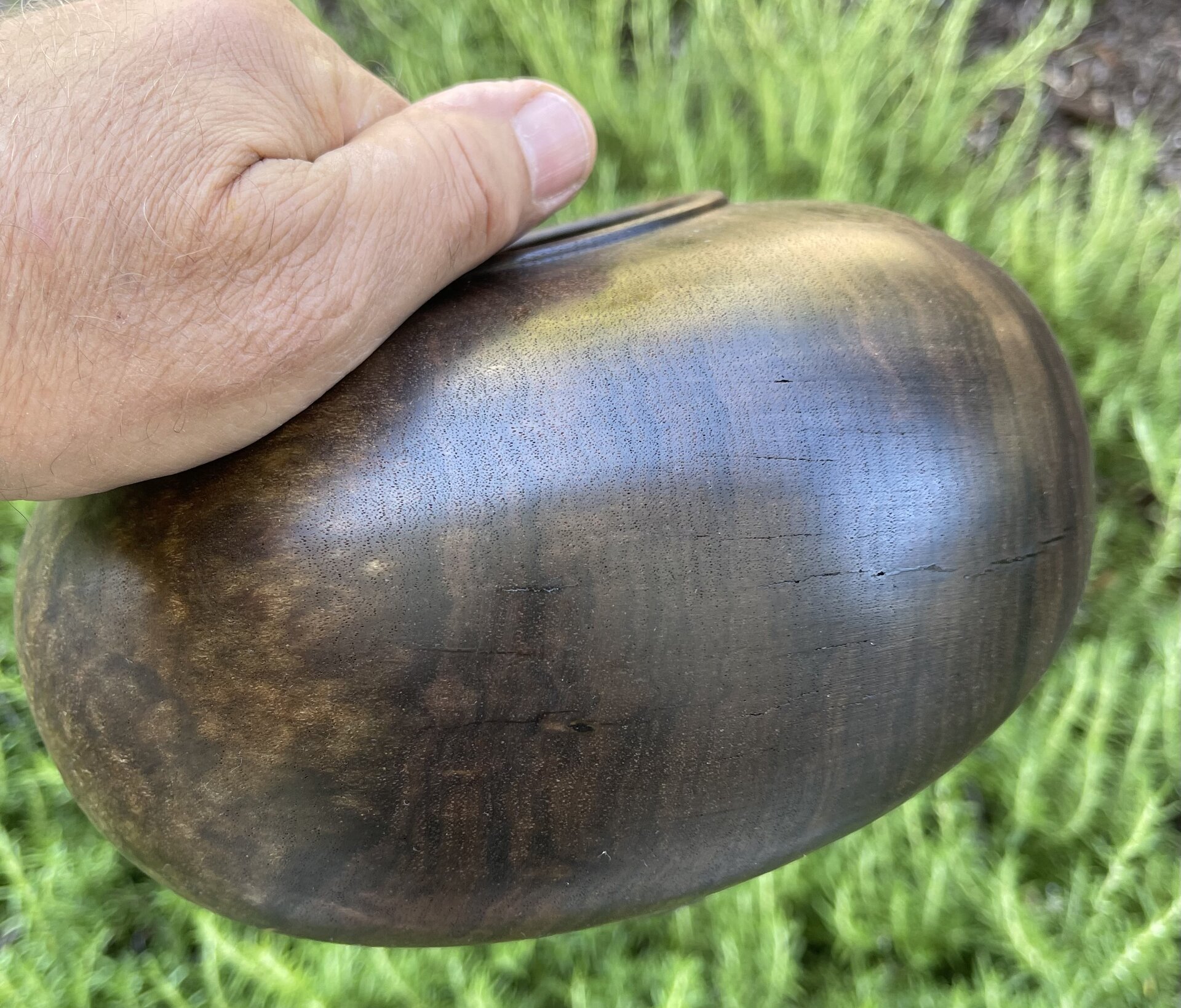 Claro walnut bowl