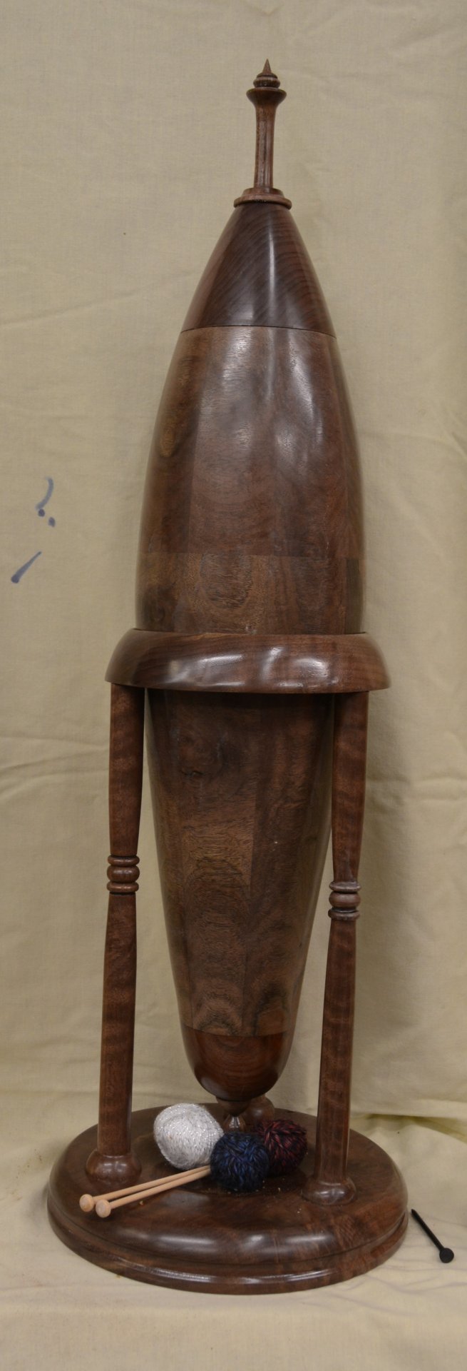 Claro Walnut display urn.