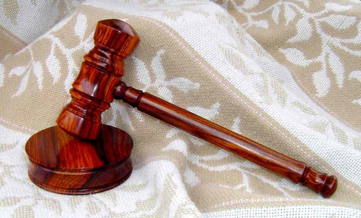 Cocobolo Gavel and Strike Plate