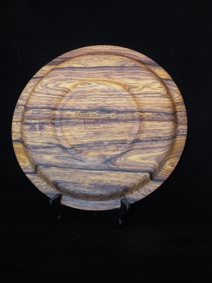 Cocobolo Platter - Back