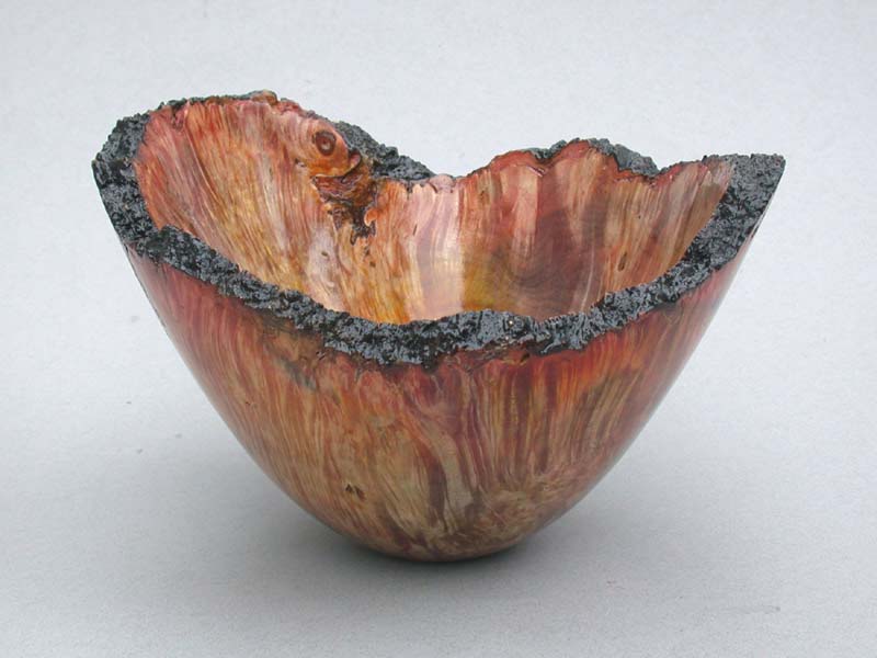 Coloured Box Elder Bowl