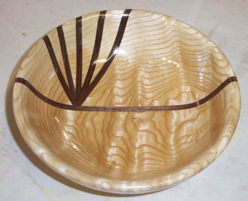 Curly ash bowl