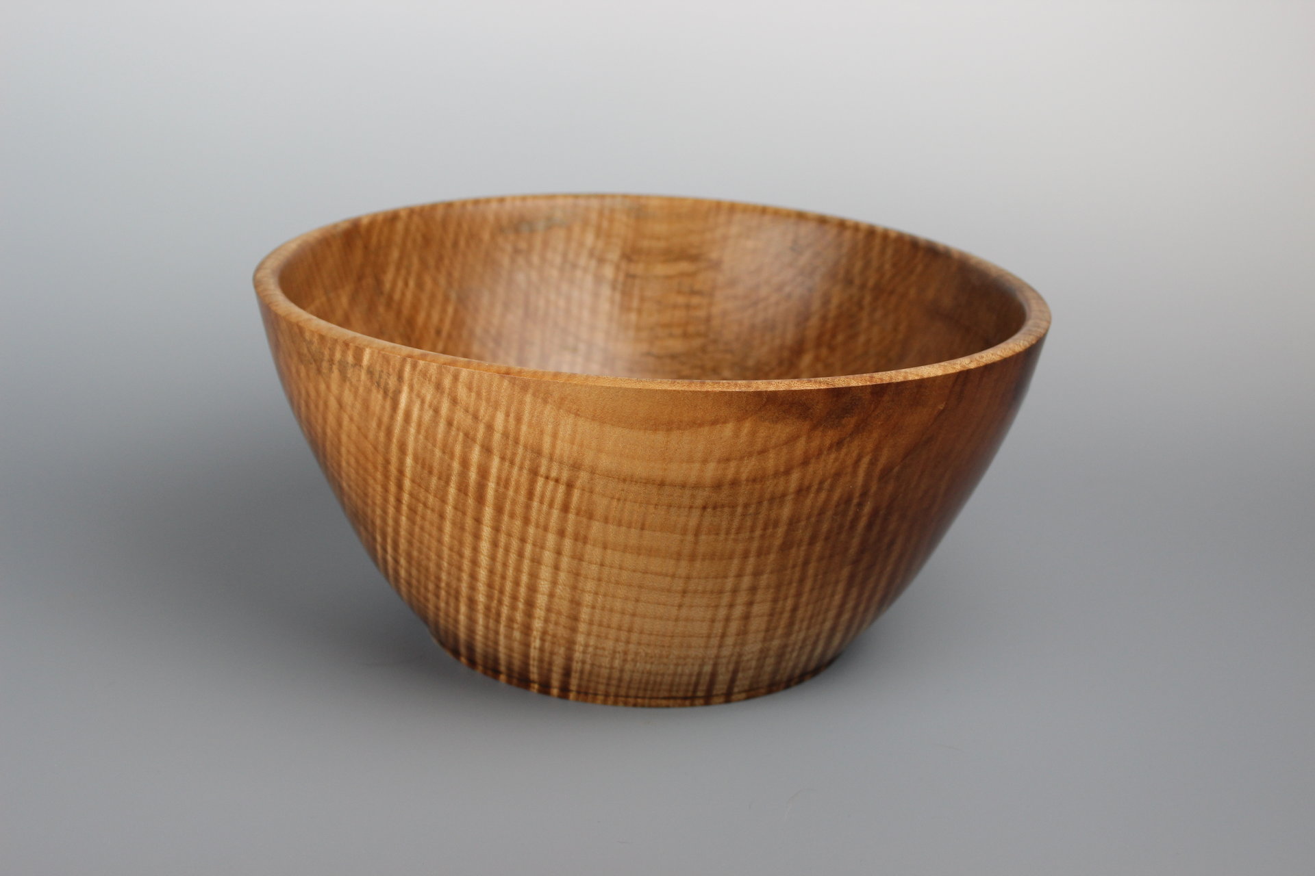 Curly maple bowl
