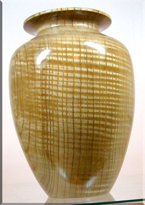 Curly Spalted Ash Vase 2