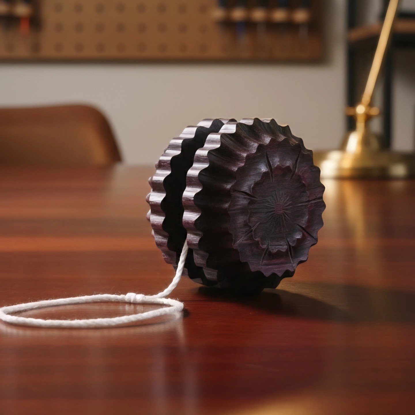 Custom made Lathe and Rose engine YoYo