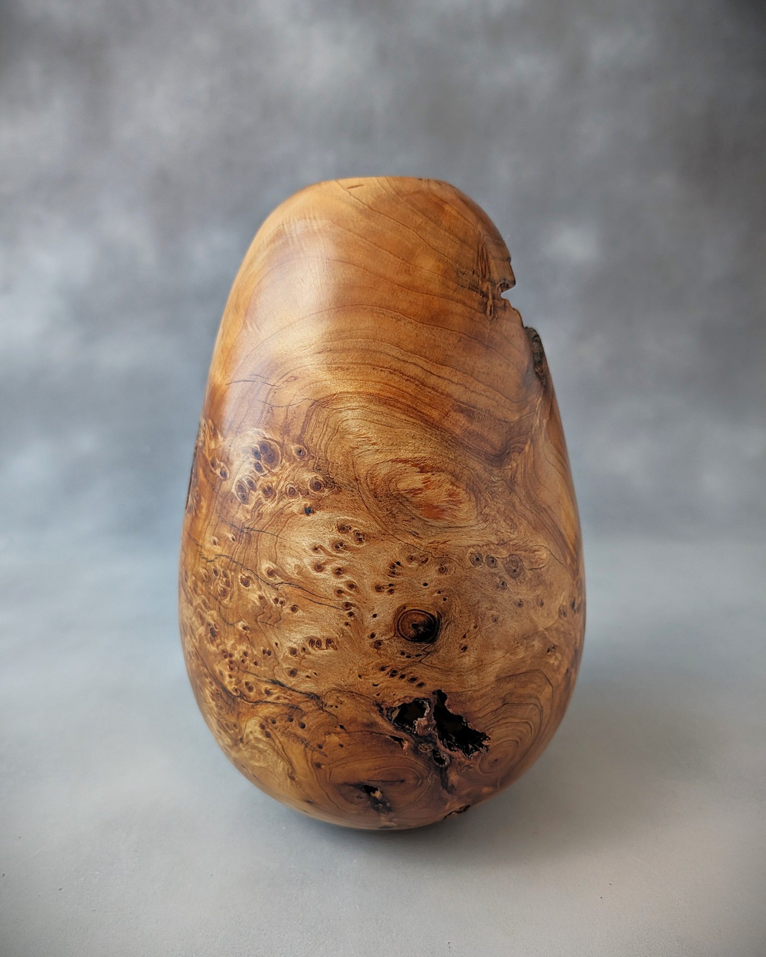 Cypress Burl Hollow Form
