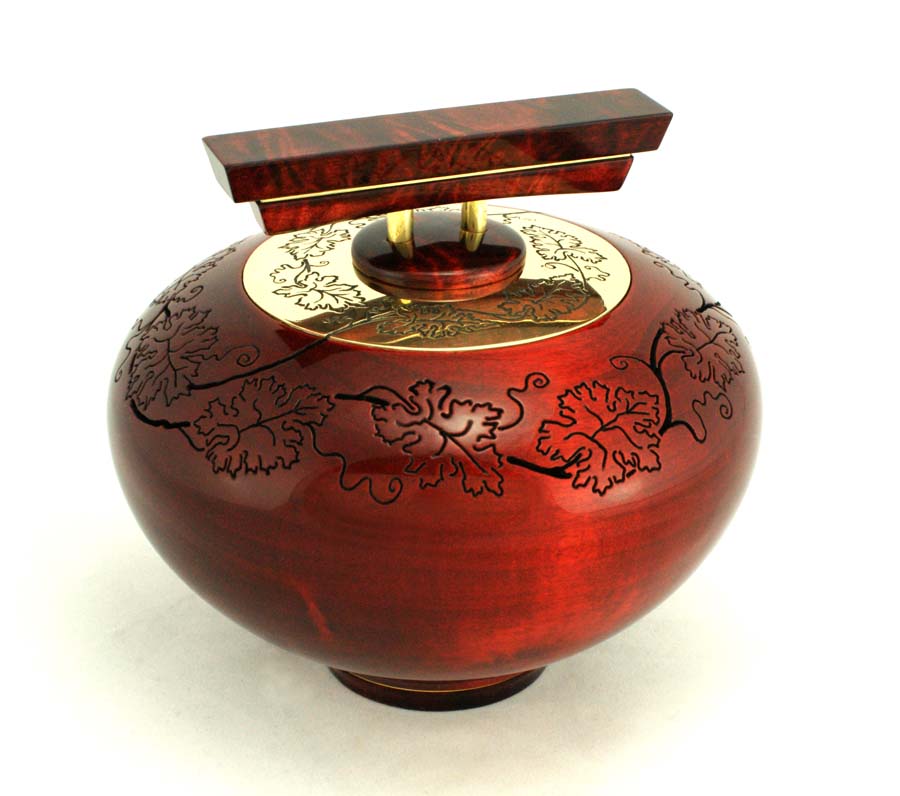 Dyed Maple and brass