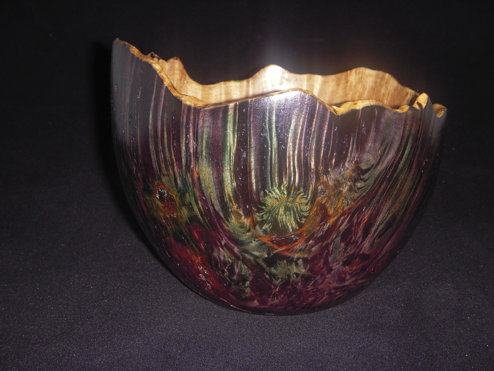 Dyed Maple Burl