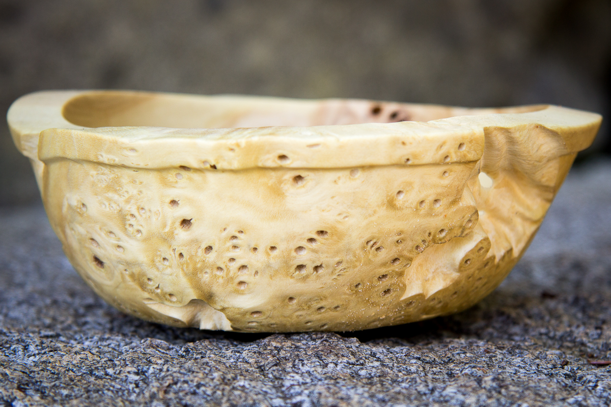 Elderberry wrinkle bowl