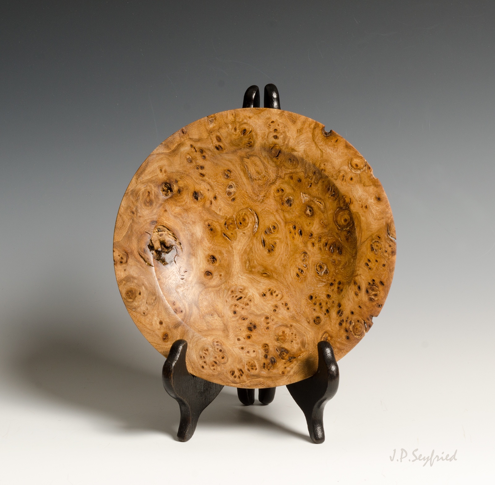 Elm Burl Dish