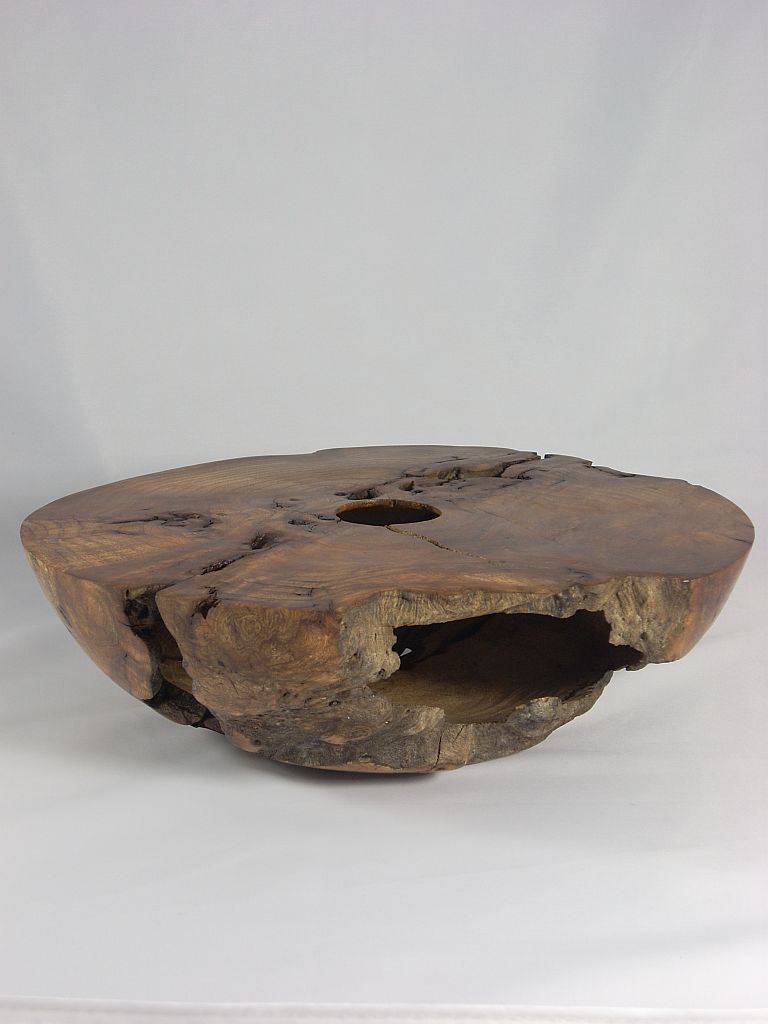 Elm burl form without finial.