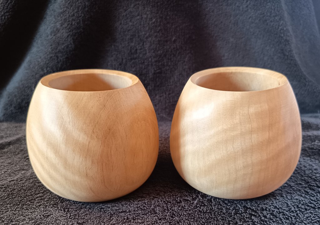Endgrain Hornbeam bowls