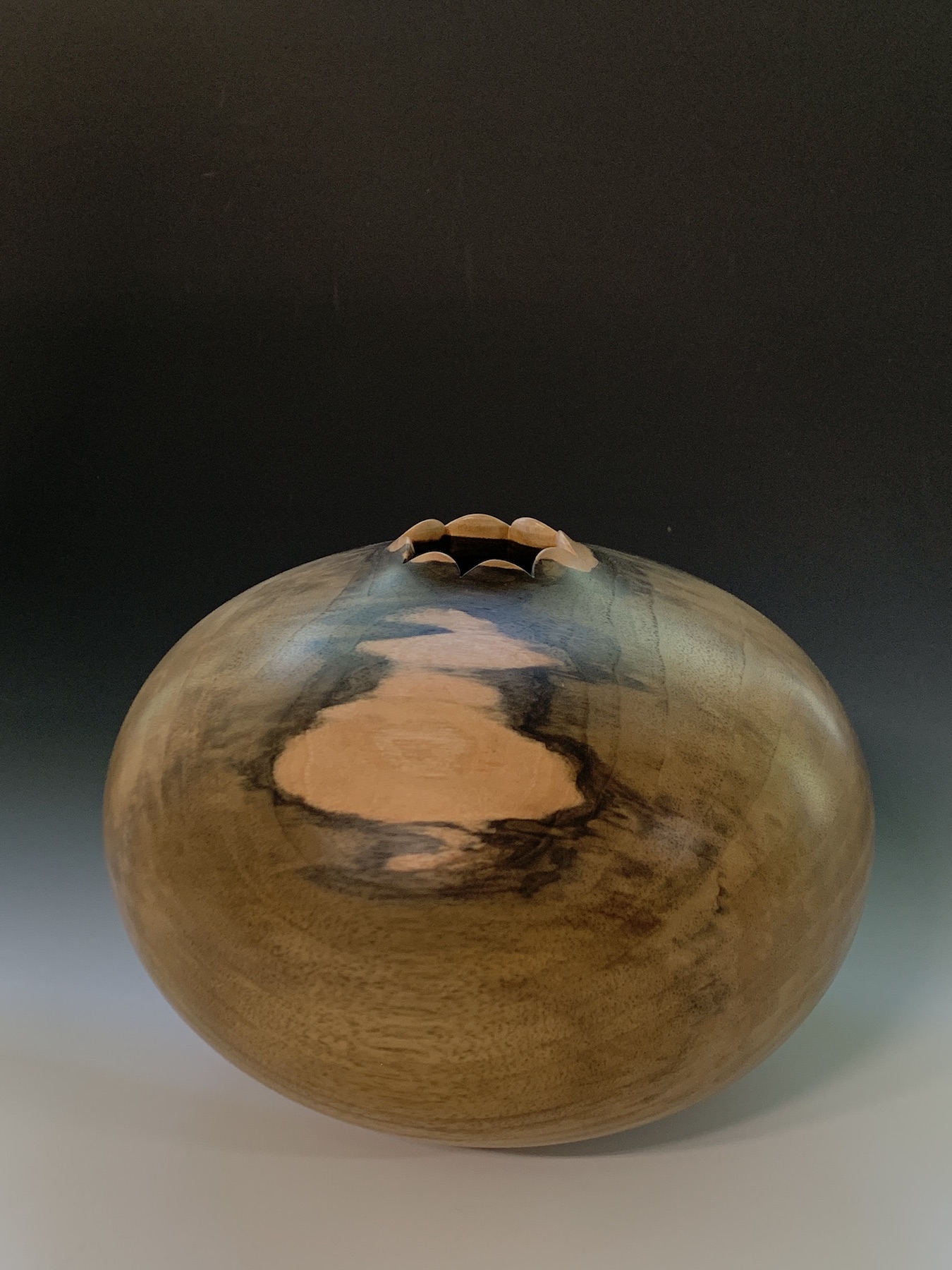 English Walnut Vessel