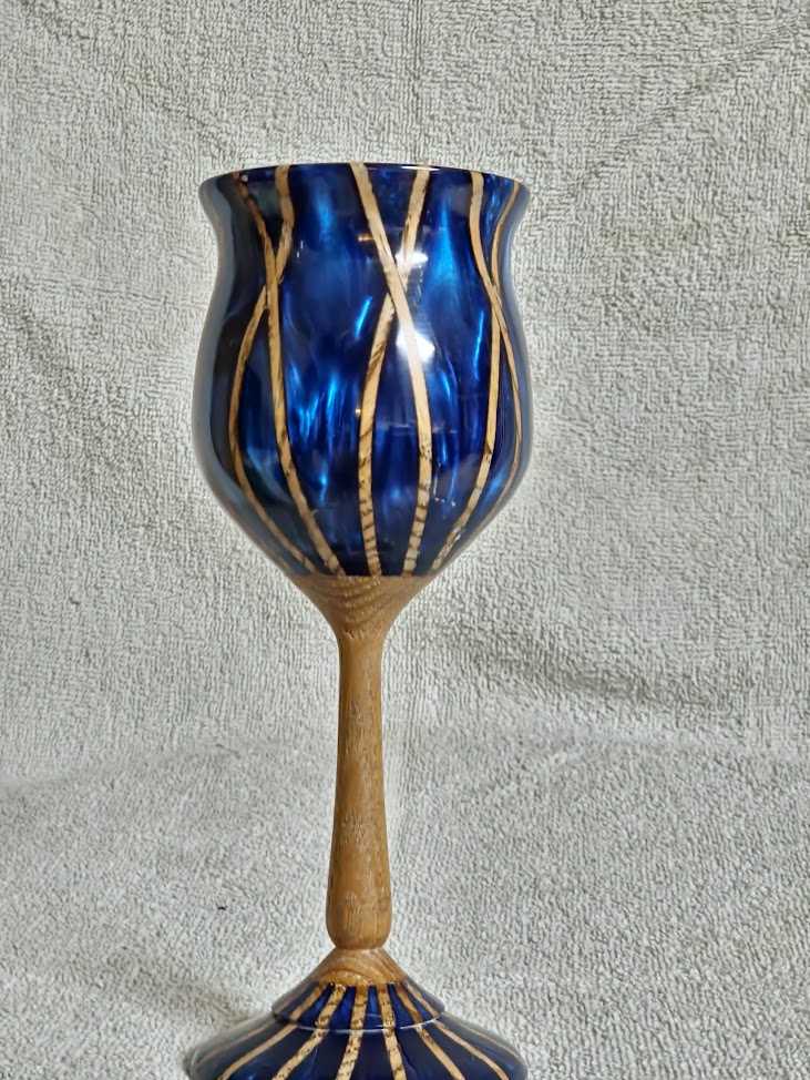 Epoxy and Chestnut Goblet