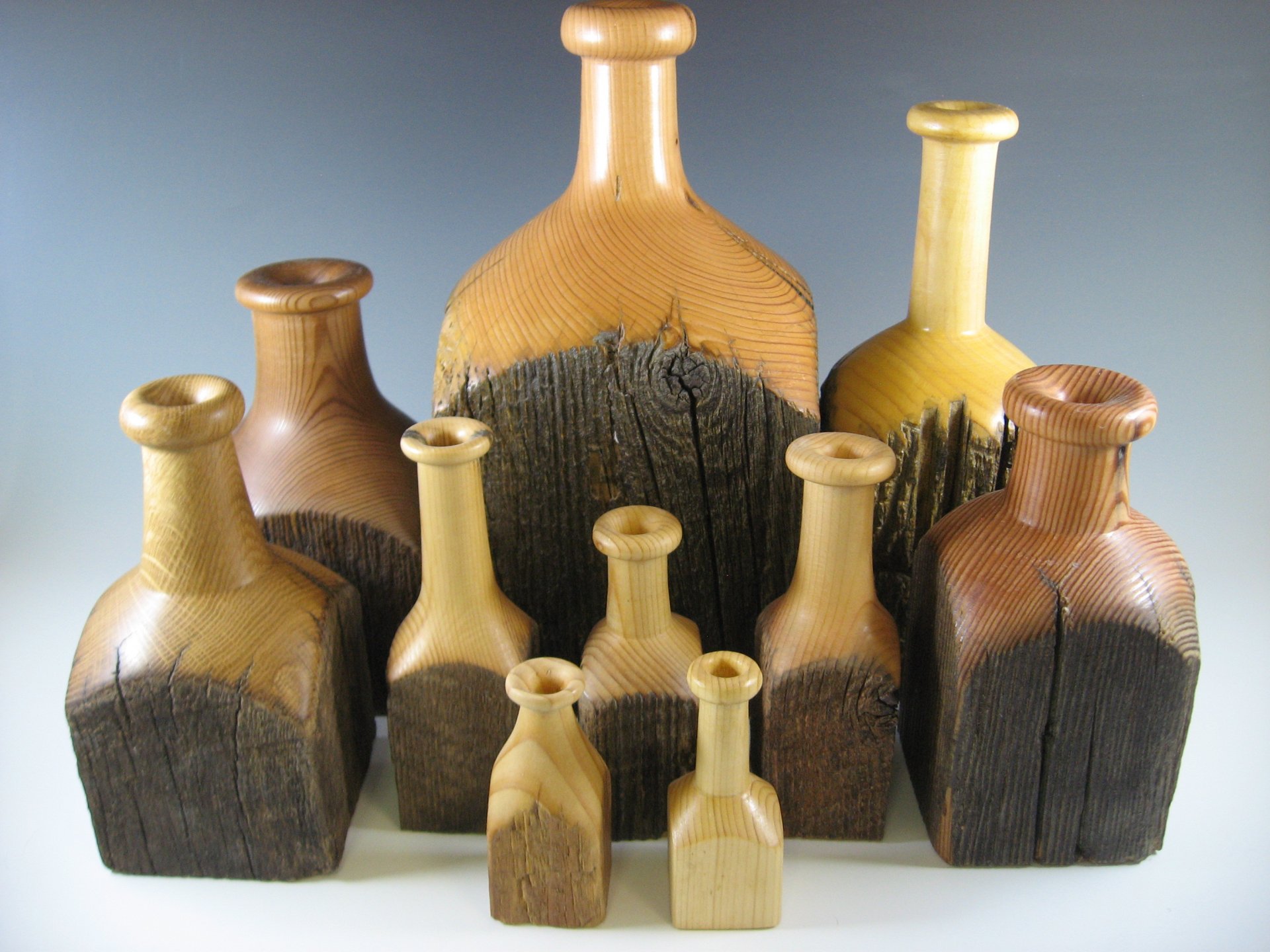 Fence Post "Bottles"