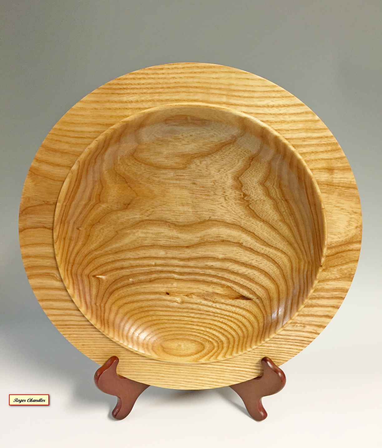 Figured Ash Platter