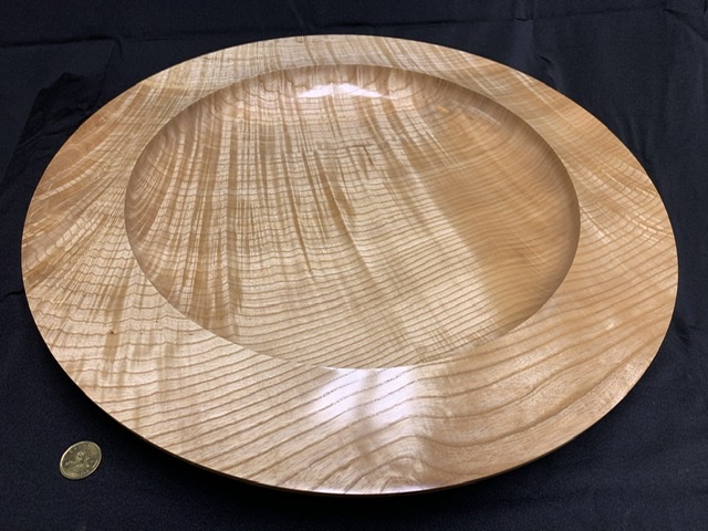 Figured Ash Platter