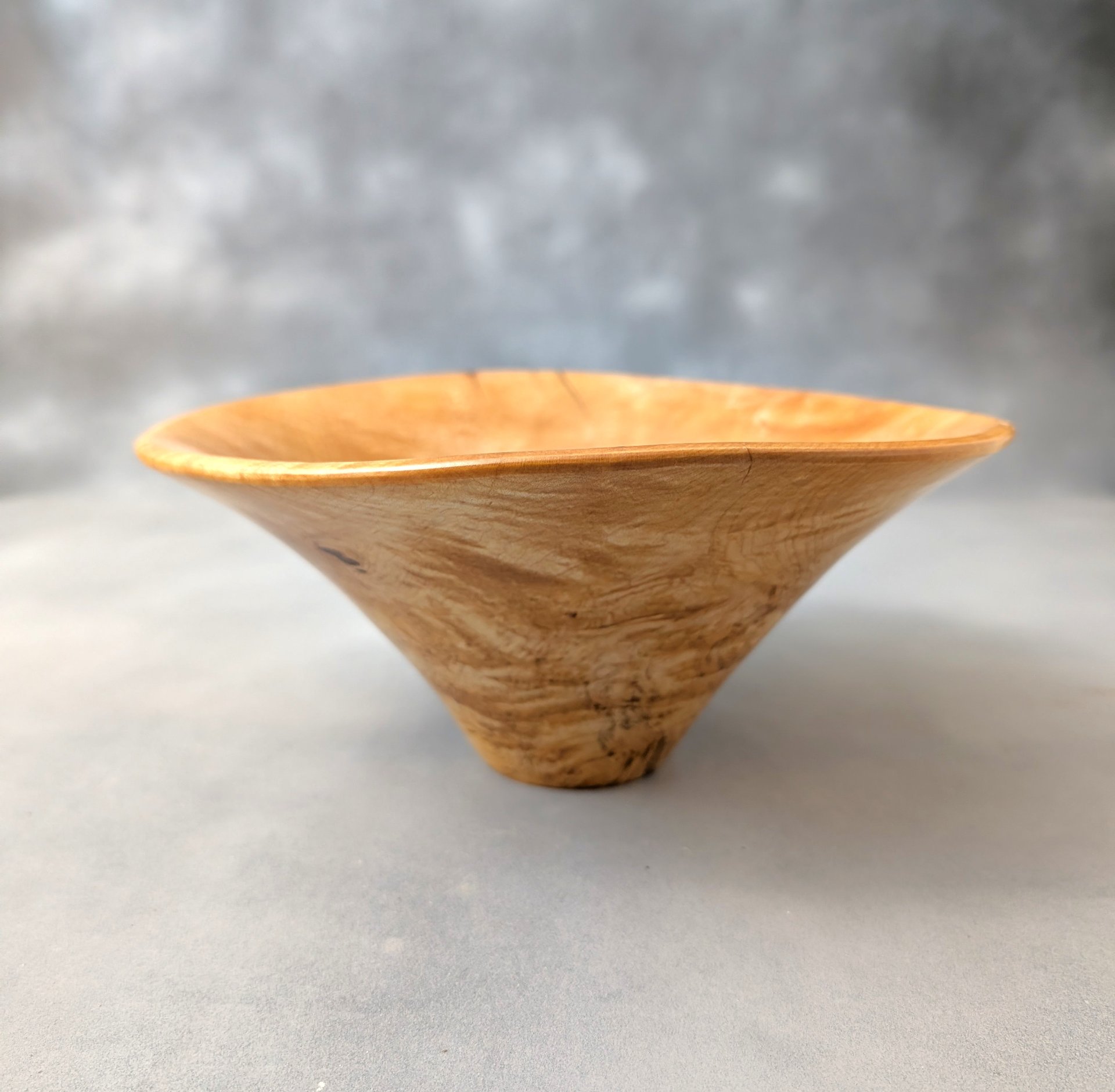 Figured Maple Flared Bowl