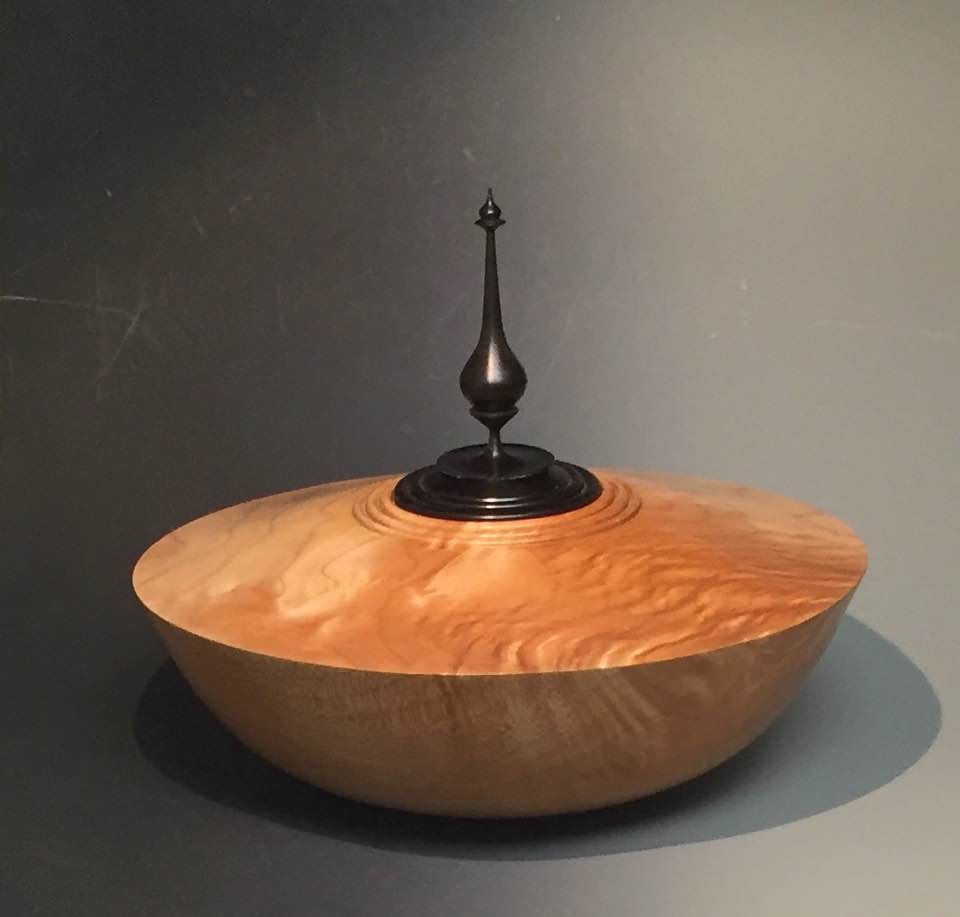 Figured Maple Hollow form