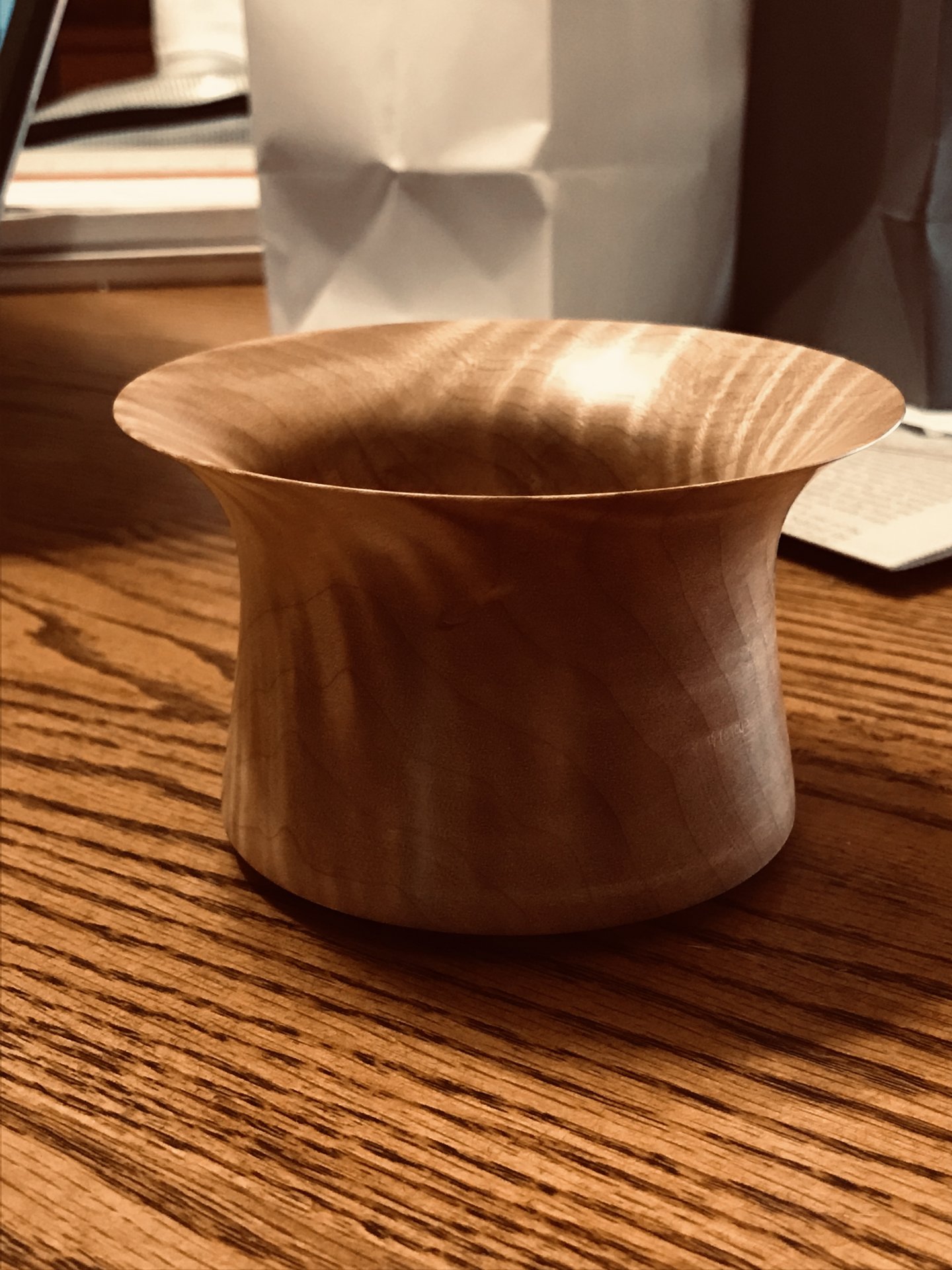 Figured Maple Vessel