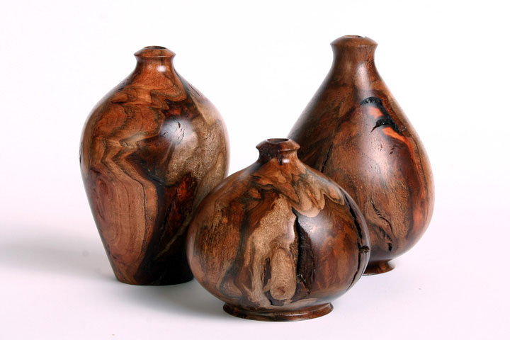 Figured Pecan Weed Pots