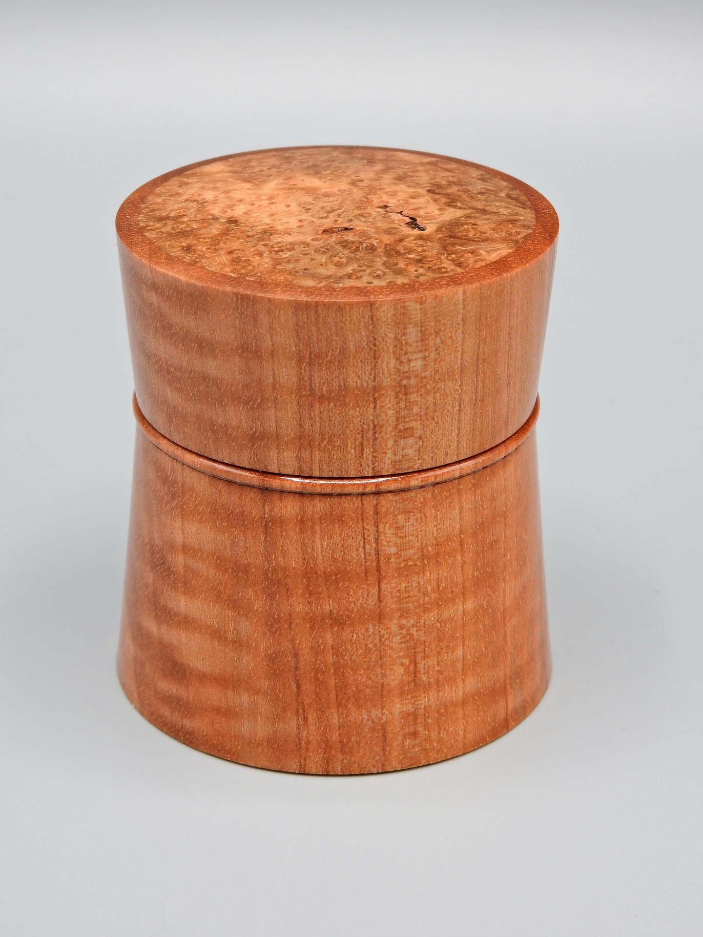 Figured Red Milkwood Lidded Box